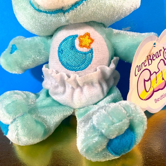 CARE BEAR CUBS VTG 2006 NWT BEDTIME CUB PLUSH WEARING DIAPER, EMBROIDERED PLUSH - Picture 2 of 11